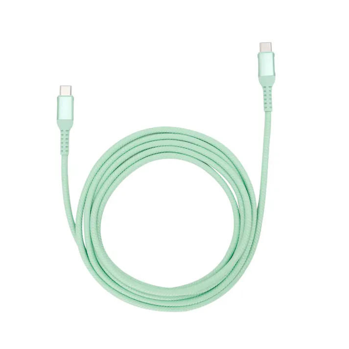 PDケーブル Type-C to Type-C 120W 2m セージグリーン