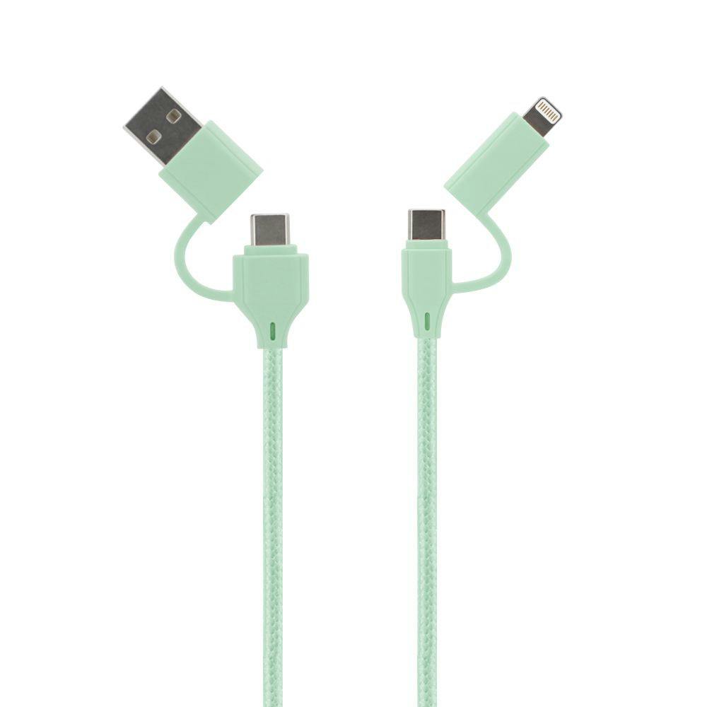 4in1ケーブル 2m サーモンベージュ