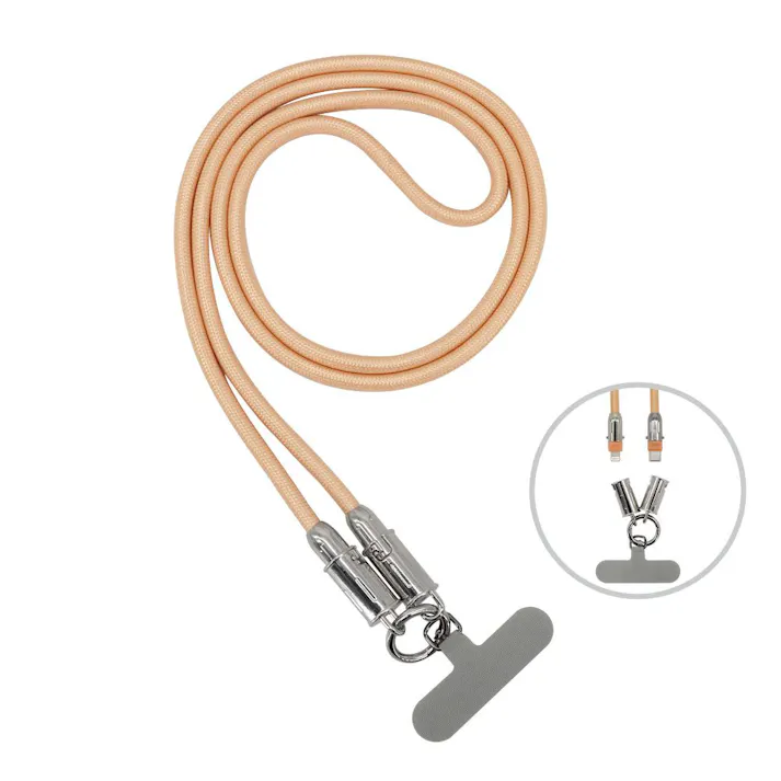 2in1 ストラップケーブル C-L 27W サーモンベージュ