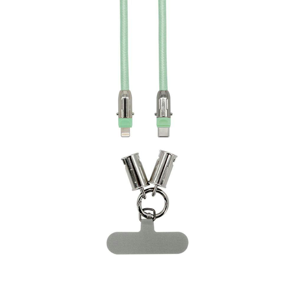 2in1 ストラップケーブル C-L 27W セージグリーン