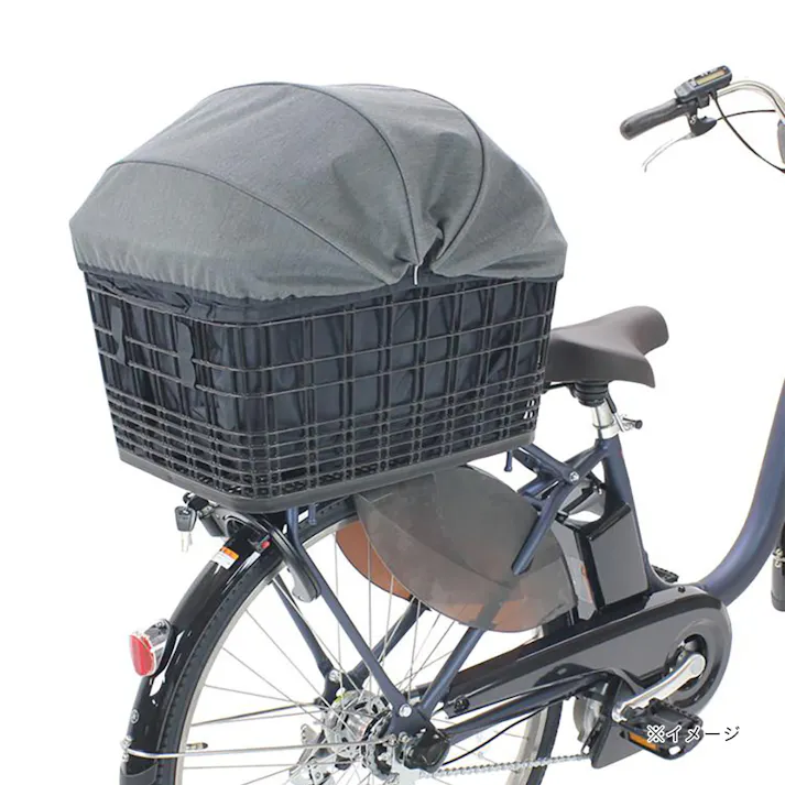 フィーノ FINO ファスナーレス バスケットカバー 後用 グレー BG01R YF-1580
