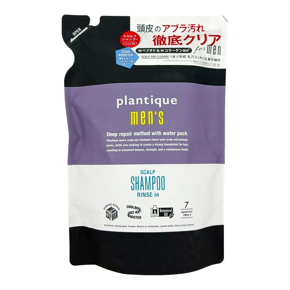 プランティーク メンズ スカルプシャンプー リンスイン 詰替 430ml