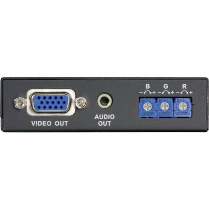 【CAINZ-DASH】ＡＴＥＮジャパン ビデオ延長器用レシーバー　ＶＧＡ　／　Ｃａｔ５　／　スキュー調整対応 VE170RQ【別送品】