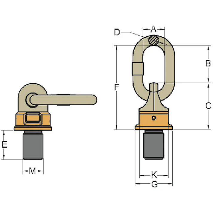 【CAINZ-DASH】YOKE社 スーパーポイント M36X50 12.0t 8-251-100-01【別送品】