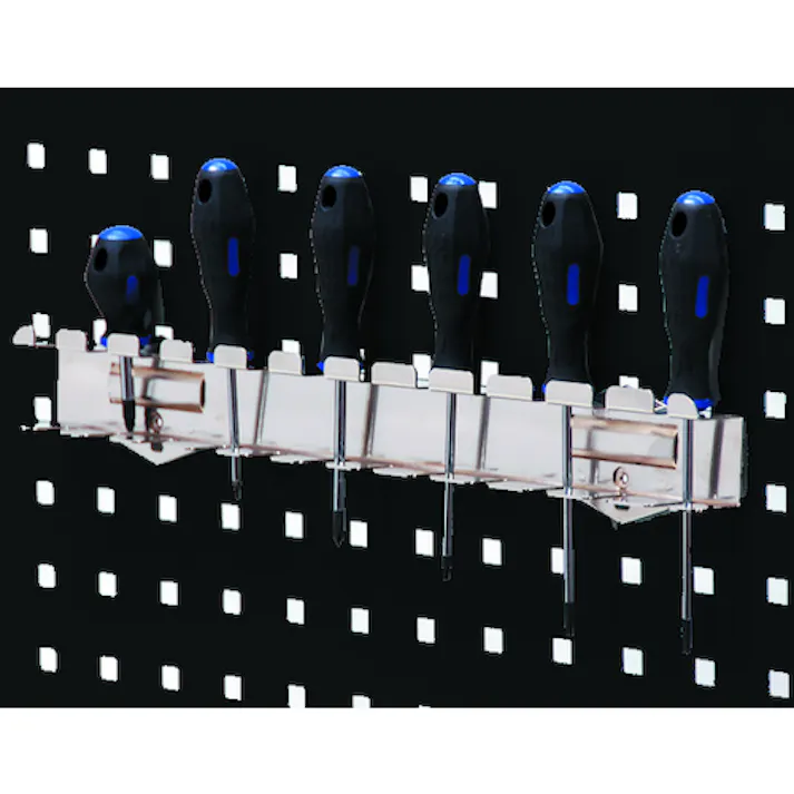 【CAINZ-DASH】シューター社 パンチングパネル用ドライバーホルダー(12本掛け) HK-5239【別送品】