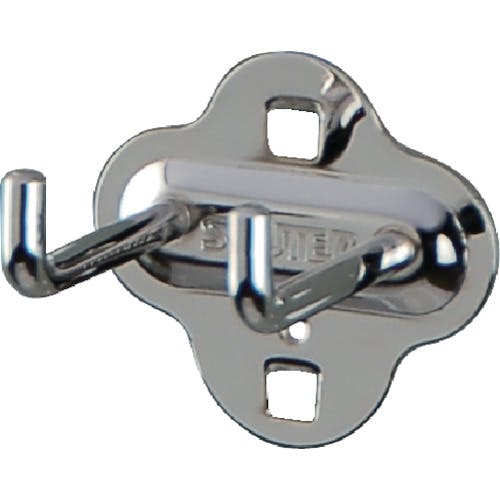 シューター社 パンチングパネル用L字フックダブル 50mm(10個入り) HK-2105 スチール製ワゴン(ボルトタイプ)用オプション シューター社 パンチングパネル用L字フックダブル 50mm(10個入り) HK-2105 スチール製ワゴン(ボルトタイプ)用オプション