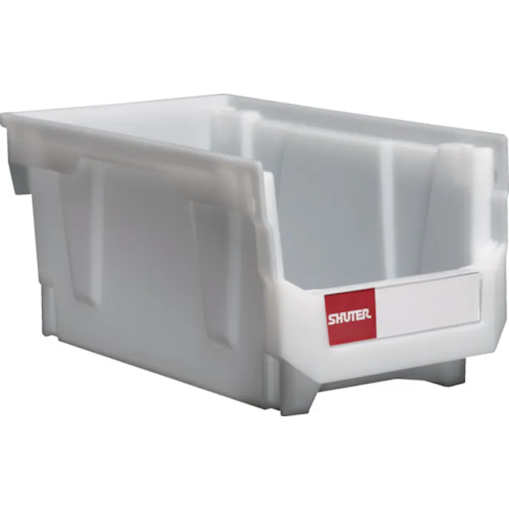 【CAINZ-DASH】シューター社 スタッキングコンテナ 9.6L 白半透明 HB-240WT【別送品】