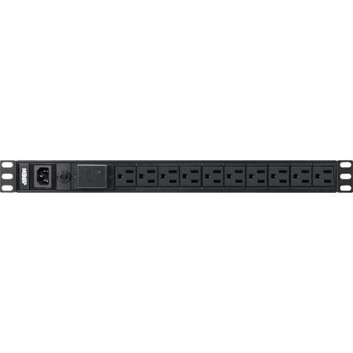 ATENジャパン 電源タップ 10ポート ベーシックPDU 15A(最大)NEMA 5-15R×10口 サージ保護機能搭載 PE0110SA 電源タップ ATENジャパン 電源タップ 10ポート ベーシックPDU 15A(最大)NEMA 5-15R×10口 サージ保護機能搭載 PE0110SA 電源タップ