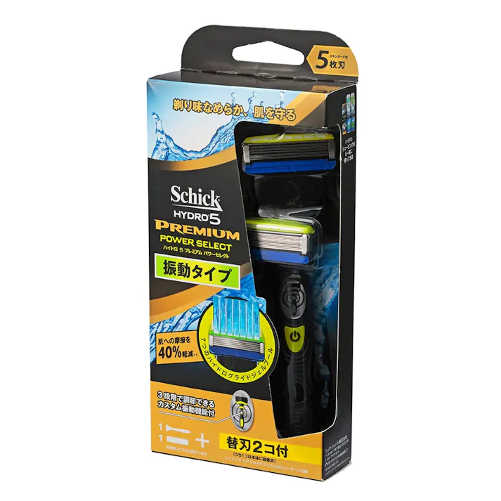 ハイドロ5 プレミアム パワーセレクト ホルダー(替刃2コ付)