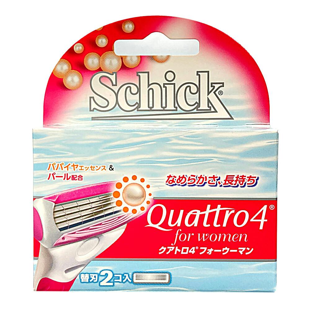 Schick Quattro4 for woman 替刃 4コ入 - 脱毛・除毛