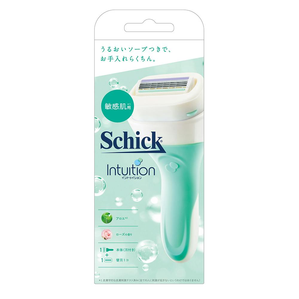シック イントゥイション 敏感肌用 ホルダー 本体(刃付き)+替刃1個 女性用かみそり シック イントゥイション 敏感肌用 ホルダー 本体(刃付き)+替刃1個 女性用かみそり