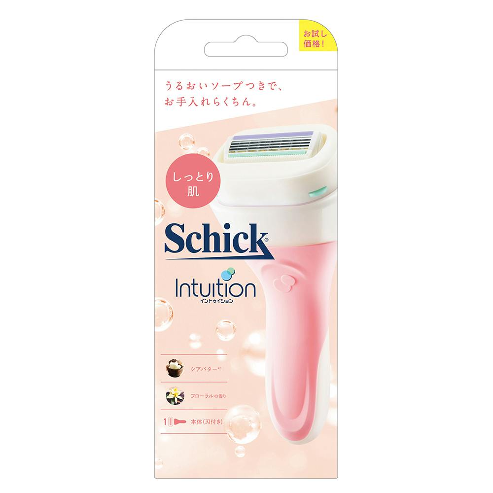 シック イントゥイション しっとり肌 ホルダー 本体(刃付き) お試し用 女性用かみそり シック イントゥイション しっとり肌 ホルダー 本体(刃付き) お試し用 女性用かみそり