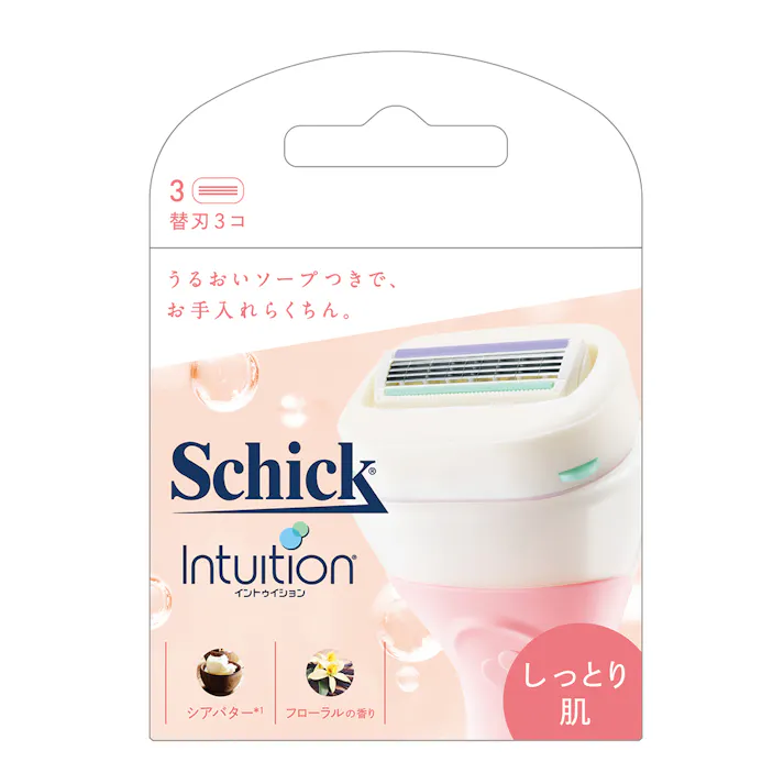 イントゥイション しっとり肌 替刃 3個入