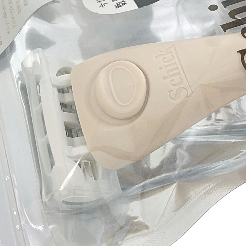 シックファースト シェービング ホルダー サンドベージュ 刃付き+替刃1