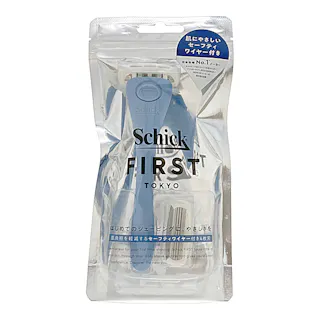 シックファースト シェービング ホルダー デニムインディゴ 刃付き+替刃1個