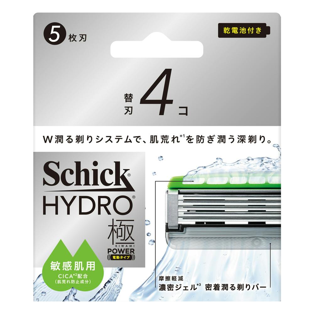 シック ハイドロ極パワー 敏感肌用 替刃 4コ