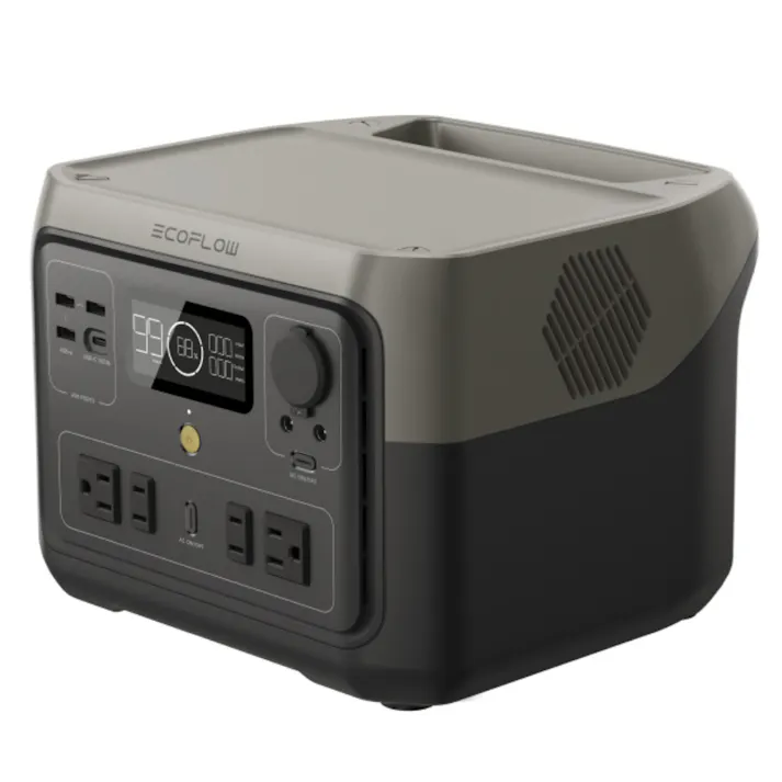 エコフロー ポータブル電源 RIVER2MAX ZMR610-B-JP【別送品】