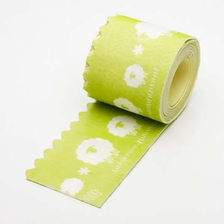 アール すりガラス用 結露吸水テープ 羊柄 H-282 8cm×180cm