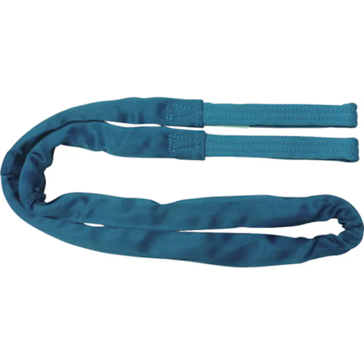 【CAINZ-DASH】テザック ブルースリングソフトE形(両端アイタイプ)荷重1.6t 全長1m(JIS規格品) TBSE1.6TX1M【別送品】