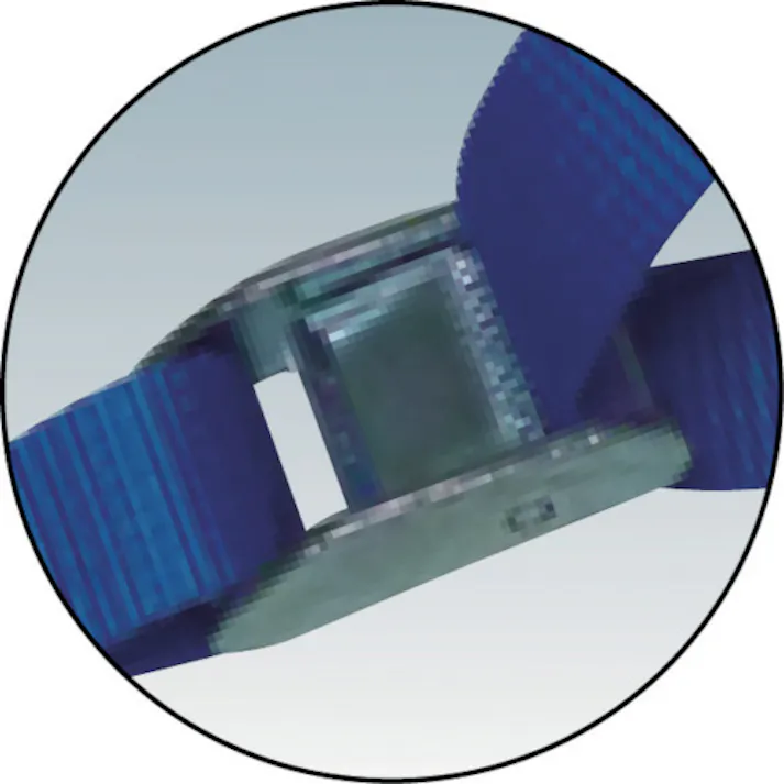 【CAINZ-DASH】テザック ラッシングベルト(ベルト荷締機)カムバックル式アイタイプ C03E010-030A【別送品】