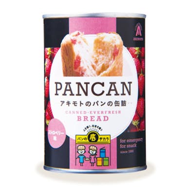 パン・アキモト パンの缶詰 (PANCAN) ストロベリー(販売終了)