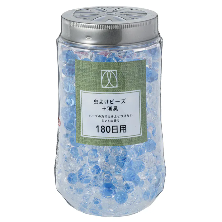 虫よけビーズ+消臭 ミントの香り 180日用