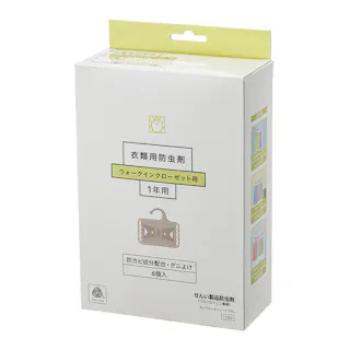 衣類用防虫剤 ウォークインクローゼット用(1年用) 6個入