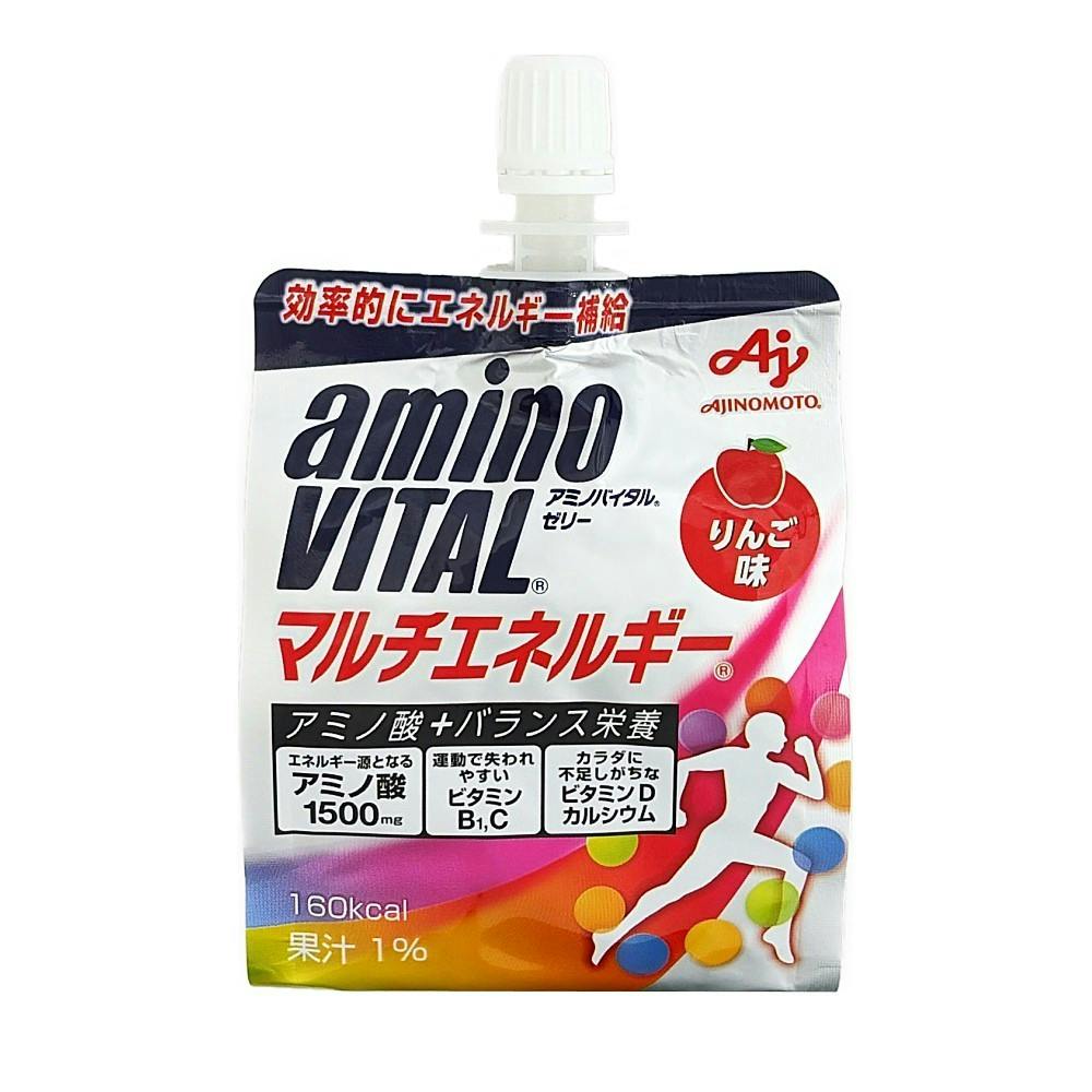 【ケース販売】アミノバイタルゼリー マルチエネルギー りんご味 180g×24個