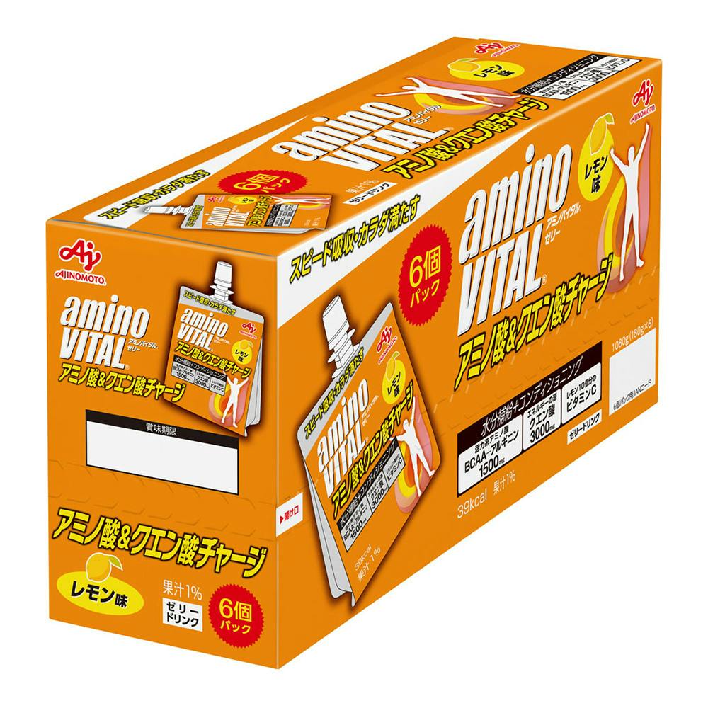 アミノバイタルゼリー アミノ酸＆クエン酸チャージ 180g×6個 | 食料品