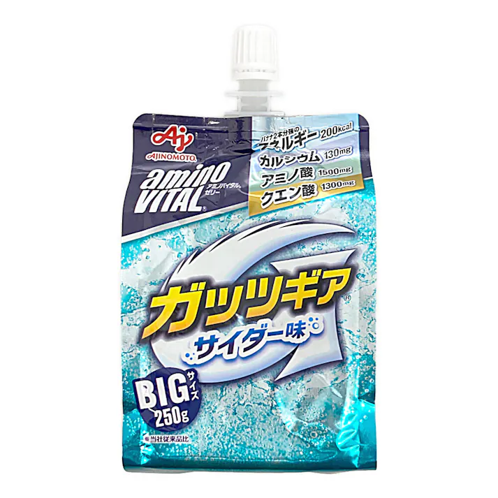 アミノバイタル ゼリードリンク ガッツギア サイダー味