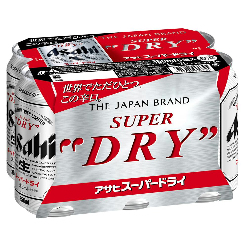 アサヒ スーパードライ 350ml×6本