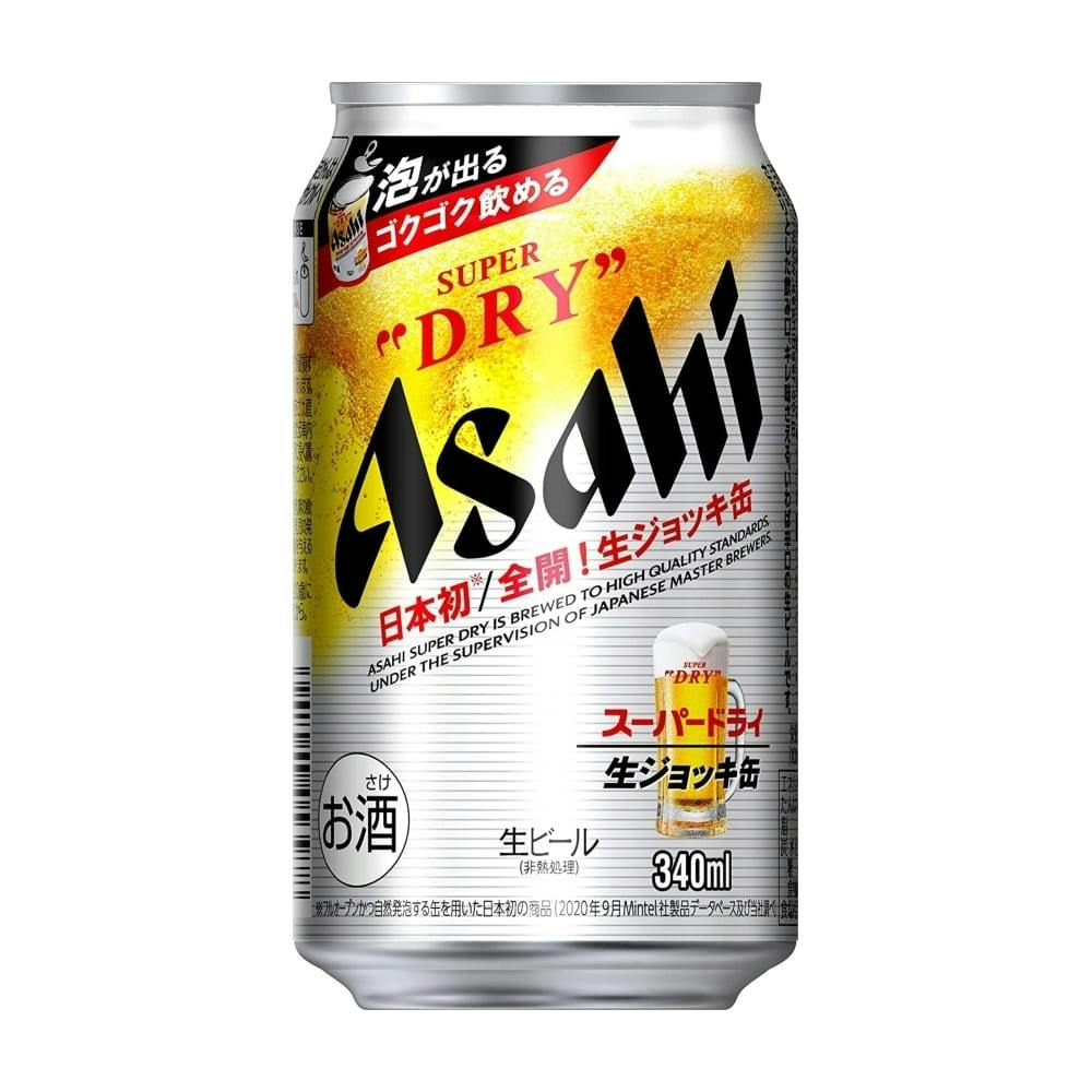 アサヒスーパードライ 生ジョッキ缶 340ml×24缶　4ケース