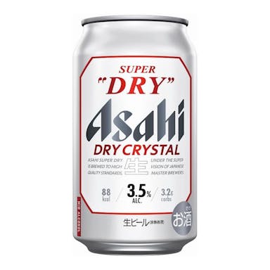 【ケース販売】アサヒ スーパードライ ドライクリスタル 350ml×24缶