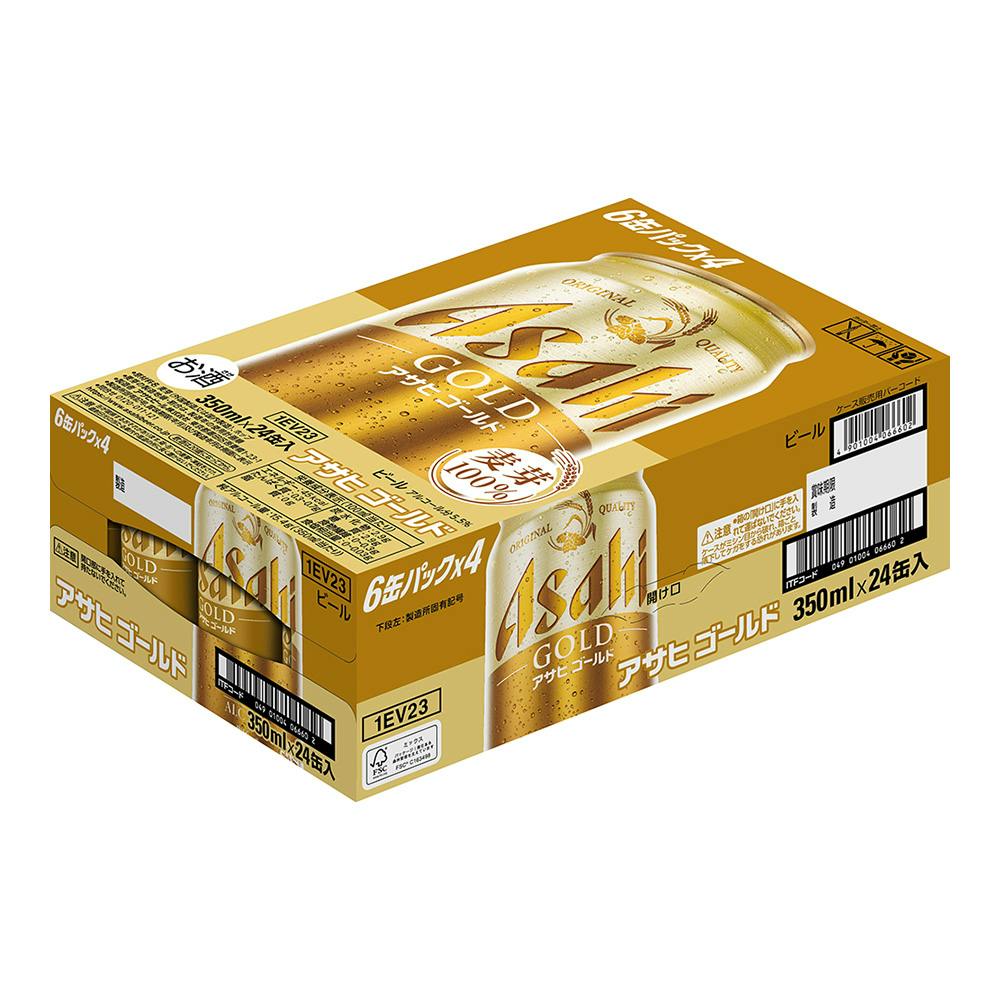 【ケース販売】アサヒ ゴールド 350ml×24本