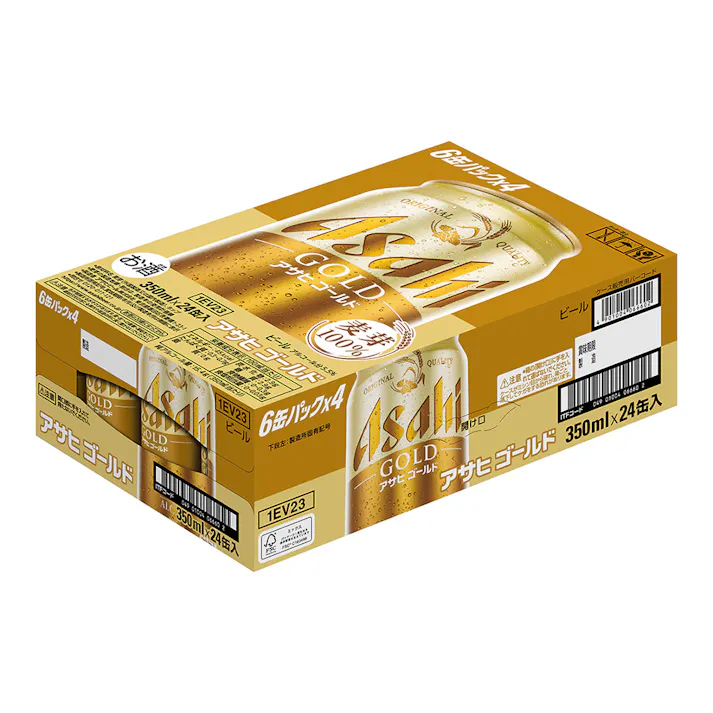 【ケース販売】アサヒ ゴールド 350ml×24本