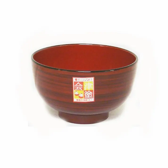 食洗機対応 汁椀 京型ロクロ(チーク)