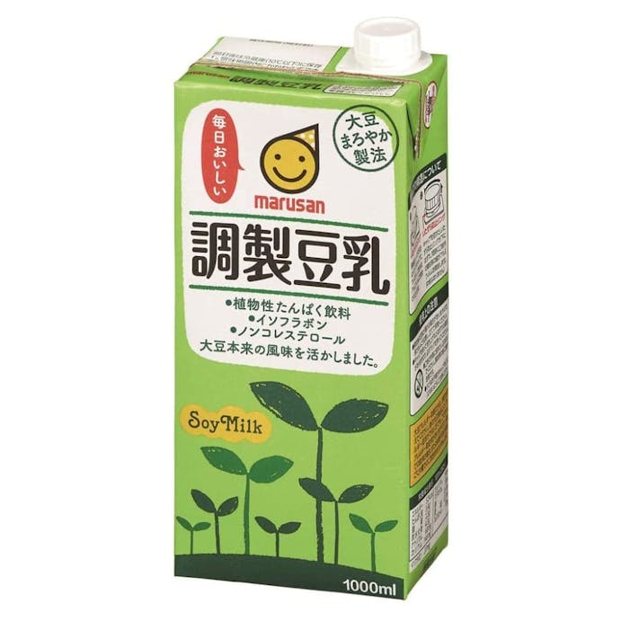 【ケース販売】マルサンアイ 調製豆乳 1000ml×6本