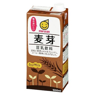 【ケース販売】マルサンアイ 麦芽豆乳 1000ml×6本