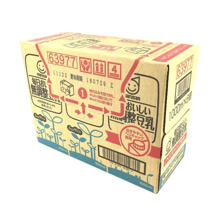 【ケース販売】毎日おいしい無調整豆乳 1000ml×6本