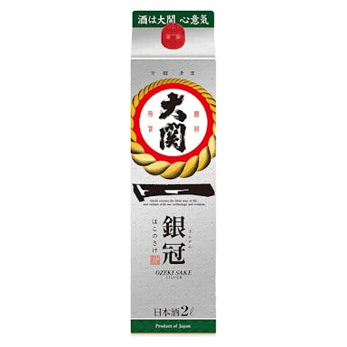 大関 銀冠 はこのさけ 2000ml【別送品】