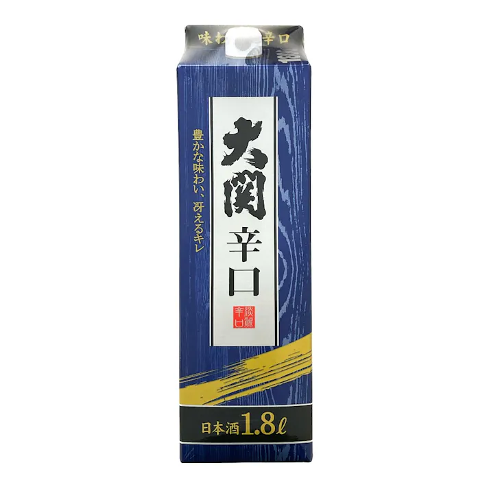 (兵庫)大関 辛口 パック 1800ml