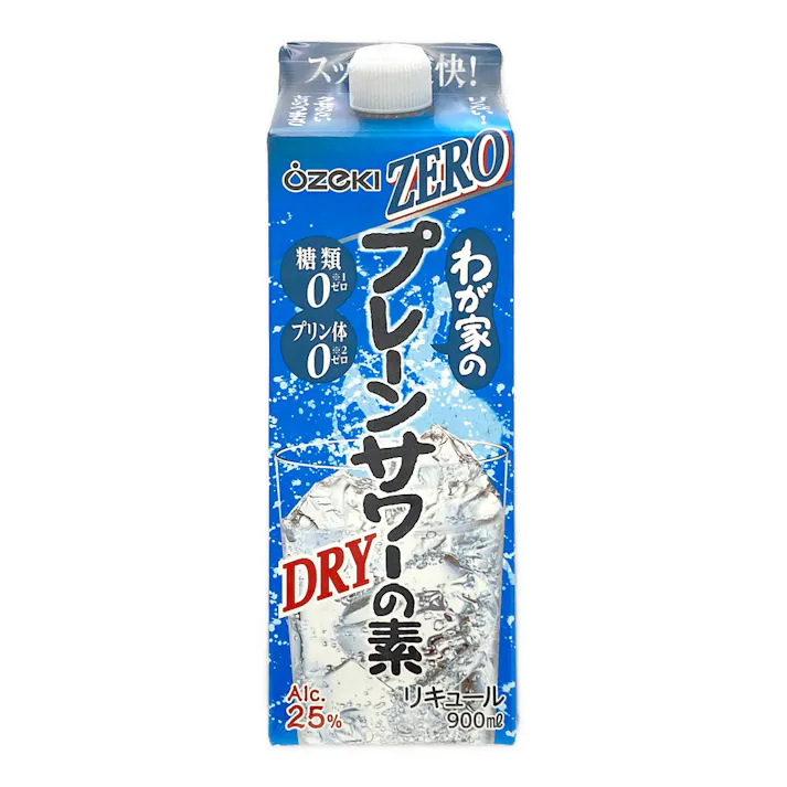 大関 わが家のプレーンサワーの素 ZERO 900ml【別送品】