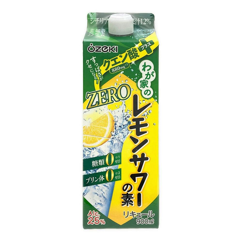 大関 わが家のレモンサワーの素 ZERO クエンプラス 900ml【別送品