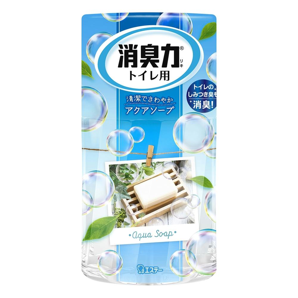 消臭力 トイレ用 アクアソープ 400ml エステー 消臭・芳香剤 - 通販