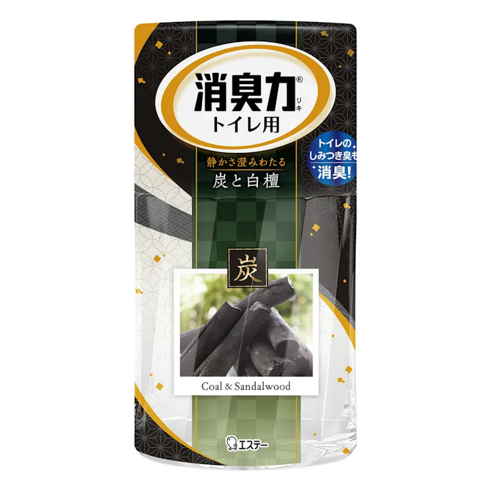 エステー 消臭力 トイレ用 炭と白檀 400ml