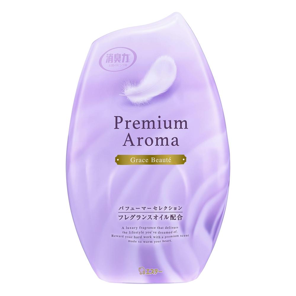 エステー 玄関・リビング用 消臭力 プレミアムアロマ グレイスボーテ 400ml 部屋用 芳香・消臭剤 エステー 玄関・リビング用 消臭力 プレミアムアロマ グレイスボーテ 400ml 部屋用 芳香・消臭剤