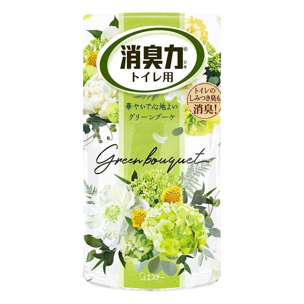 エステー 消臭力 トイレ用 グリーンブーケ 400ml | 芳香剤・消臭剤
