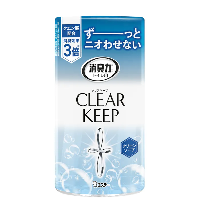 エステー 消臭力 トイレ用 CLEAR KEEP クリーンソープ 400ml