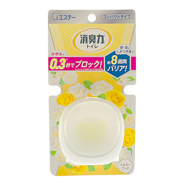 エステー 消臭力コンパクト トイレ用 本体 シルキーブーケ