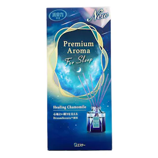 エステー お部屋の消臭力 プレミアムアロマ For Sleep スティック ヒーリングカモミール 本体 50ml
